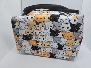 YORWPEX Cute Cat Insulated Lunch Bag Cooler Tote School Work NEW